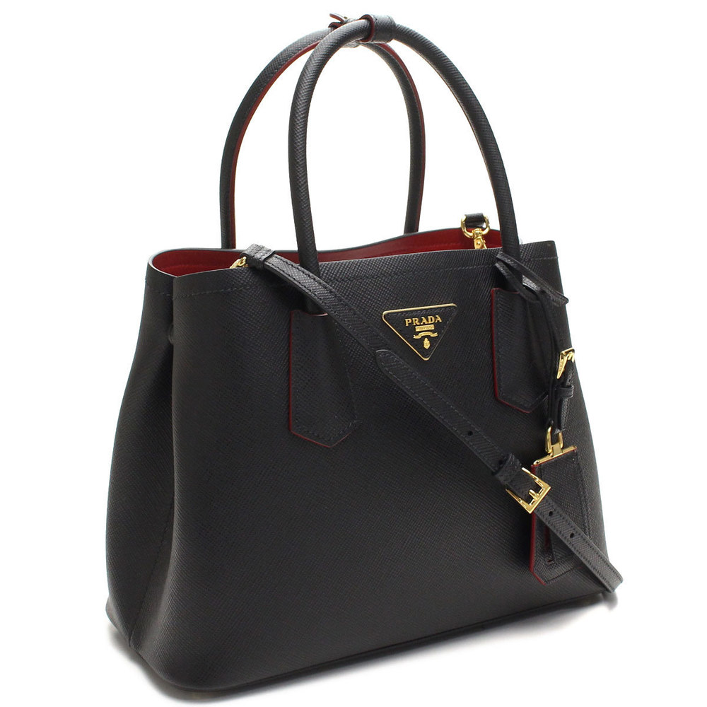 Prada Tote Bag Nero Fuoco Black
